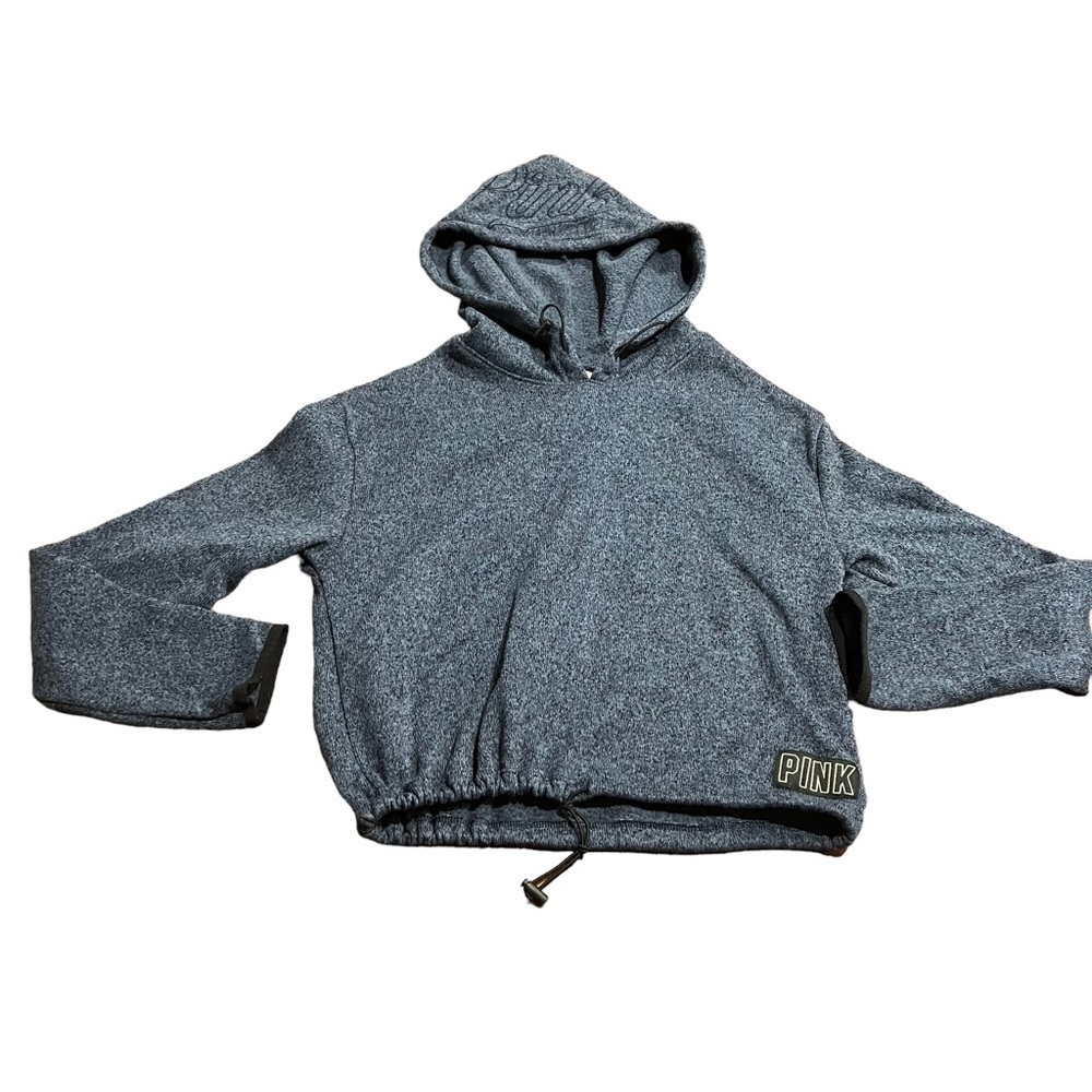 PINK Victoria’s Secret Women’s Blue Sweatshirt Hoodie Pullover Shirt Size XS